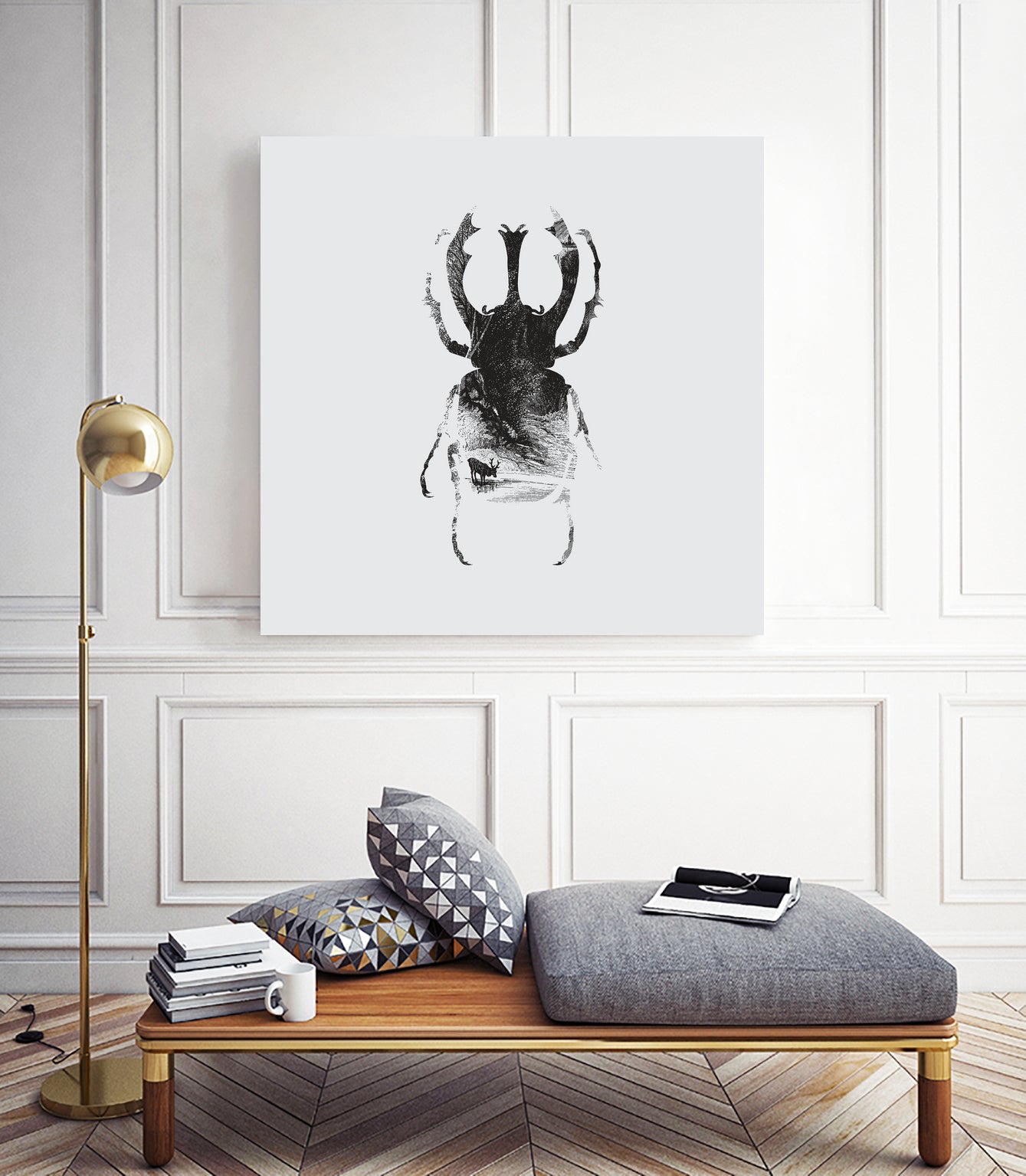 Wisdom Begins in Wonder by Jared Nickerson on GIANT ART - white photo illustration