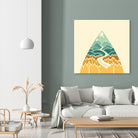 The Road Goes Ever On... by Wayne Minnis on GIANT ART - yellow vector illustration
