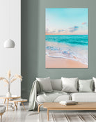 Ocean Bliss, Nature Landscape Sea Travel Tropical, Nordic by Uma Gokhale on GIANT ART - blue photo illustration