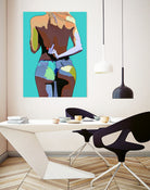 Naughty too by Rafael Salazar on GIANT ART - blue digital painting