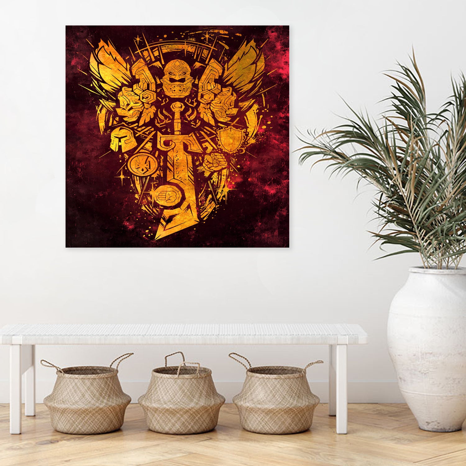 World of Warcraft *Paladin Crest* by SucculentBurger Zolich on GIANT ART - yellow digital drawing