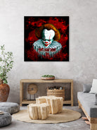 Pennywise IT 2017 Vector Graphics Artwork based on it by Monica Terrana on GIANT ART - black character design