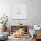 Walking on Sunshine Arrow by Dana Shek on GIANT ART - white typography