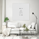 No Bad Days Arrow by Dana Shek on GIANT ART - white typography