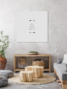 No Bad Days Arrow by Dana Shek on GIANT ART - white typography