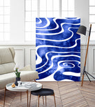Tide V by Stevyn Llewellyn on GIANT ART - blue digital painting