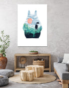 The Neighbors Landscape by Vincent Trinidad on GIANT ART - white digital painting