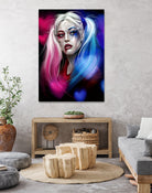 Harley Quinn by Dmitry Belov on GIANT ART - black digital painting