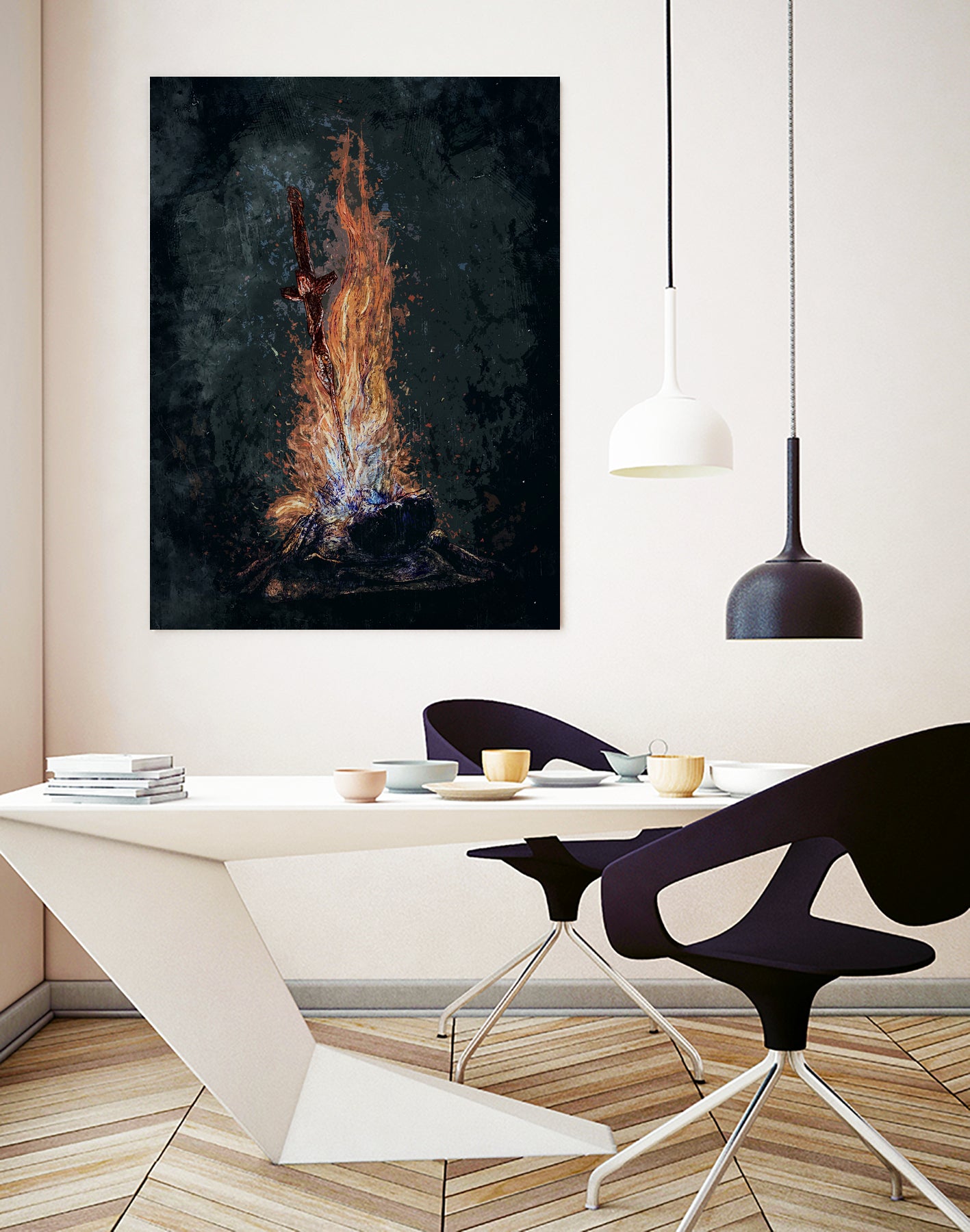 Dark Souls *Bonfire in Daylight* by SucculentBurger Zolich on GIANT ART - black character design