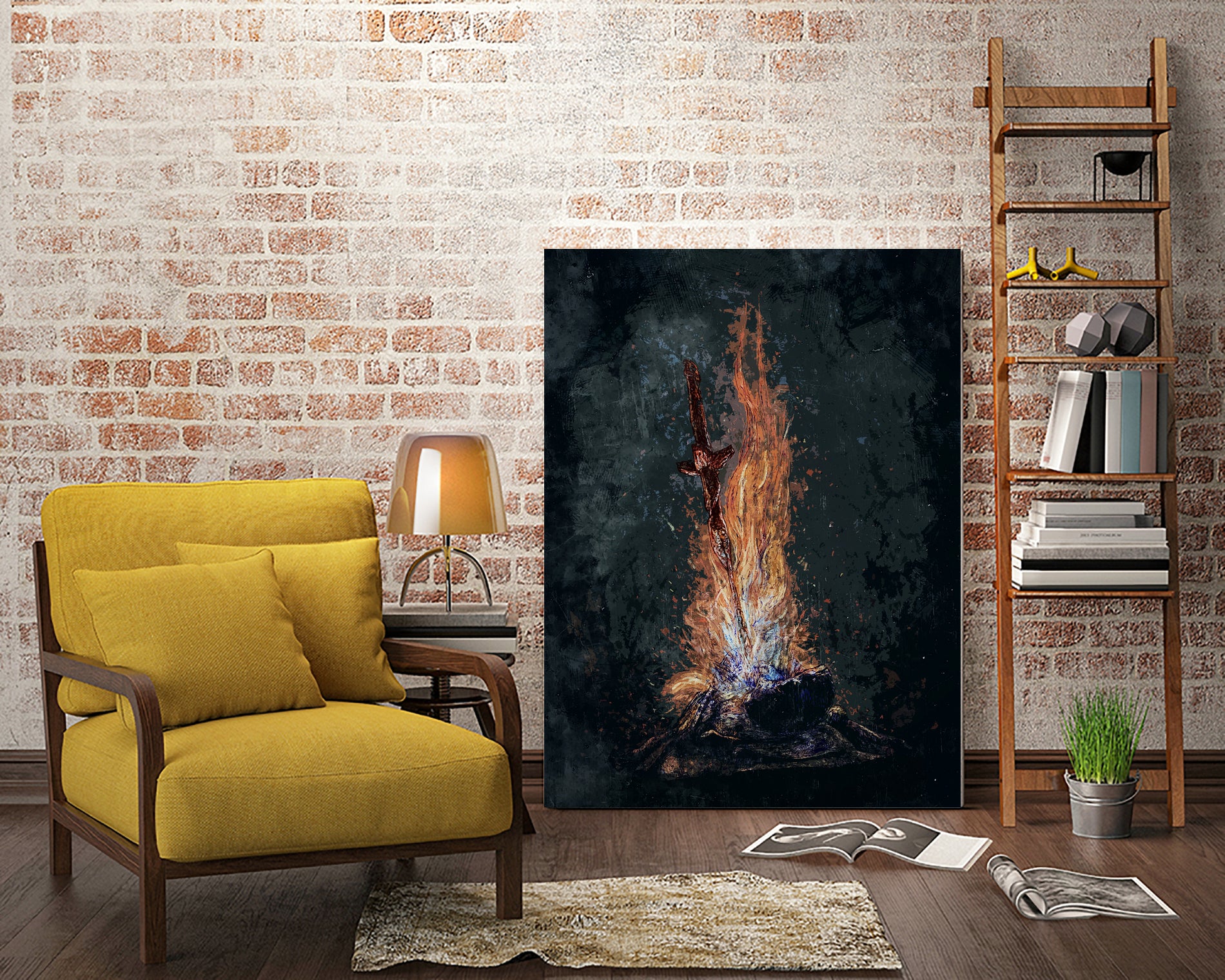 Dark Souls *Bonfire in Daylight* by SucculentBurger Zolich on GIANT ART - black character design