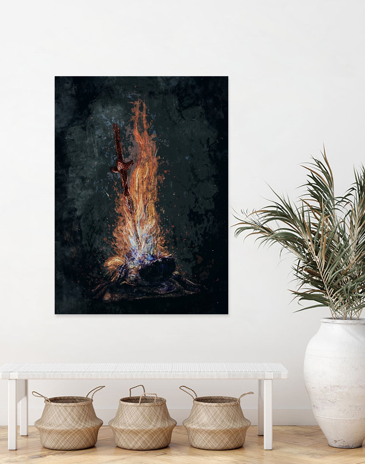 Dark Souls *Bonfire in Daylight* by SucculentBurger Zolich on GIANT ART - black character design