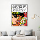 She's Mad But She's Magic by Bily Mariano da Luz on GIANT ART - red digital drawing