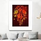 World of Warcraft *Death Knight Crest* by SucculentBurger Zolich on GIANT ART - red character design
