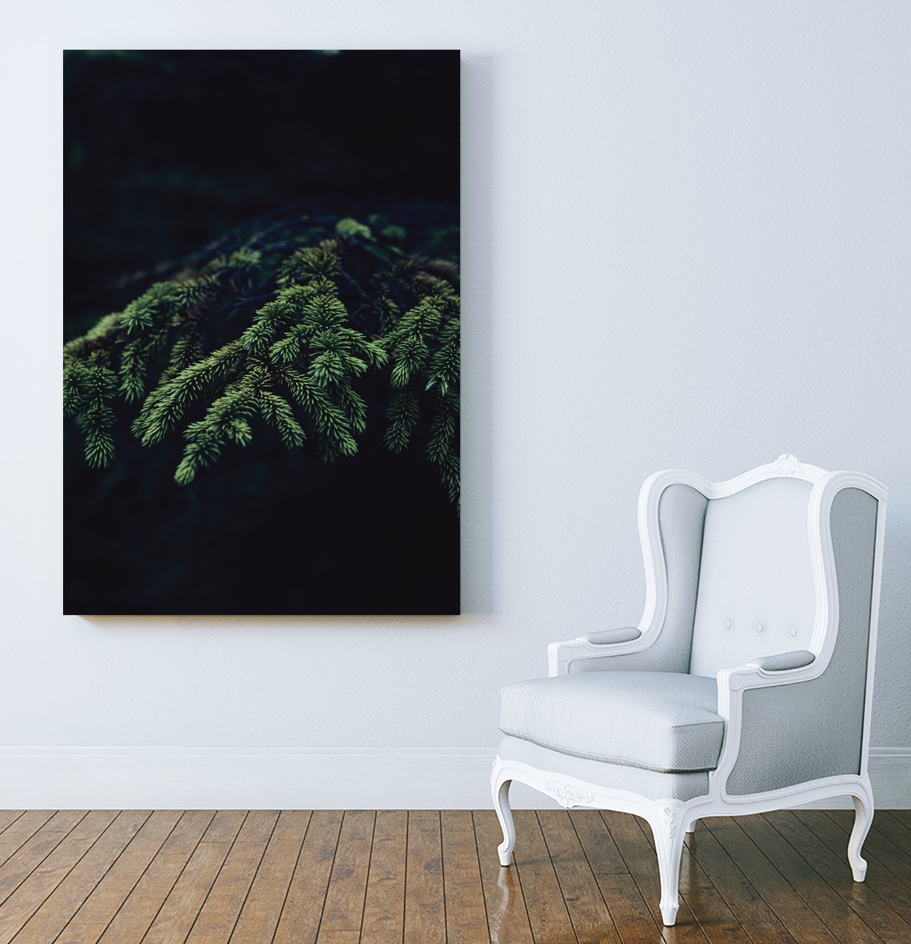 Fir tree by Mikhail Zhirnov on GIANT ART - green photo illustration