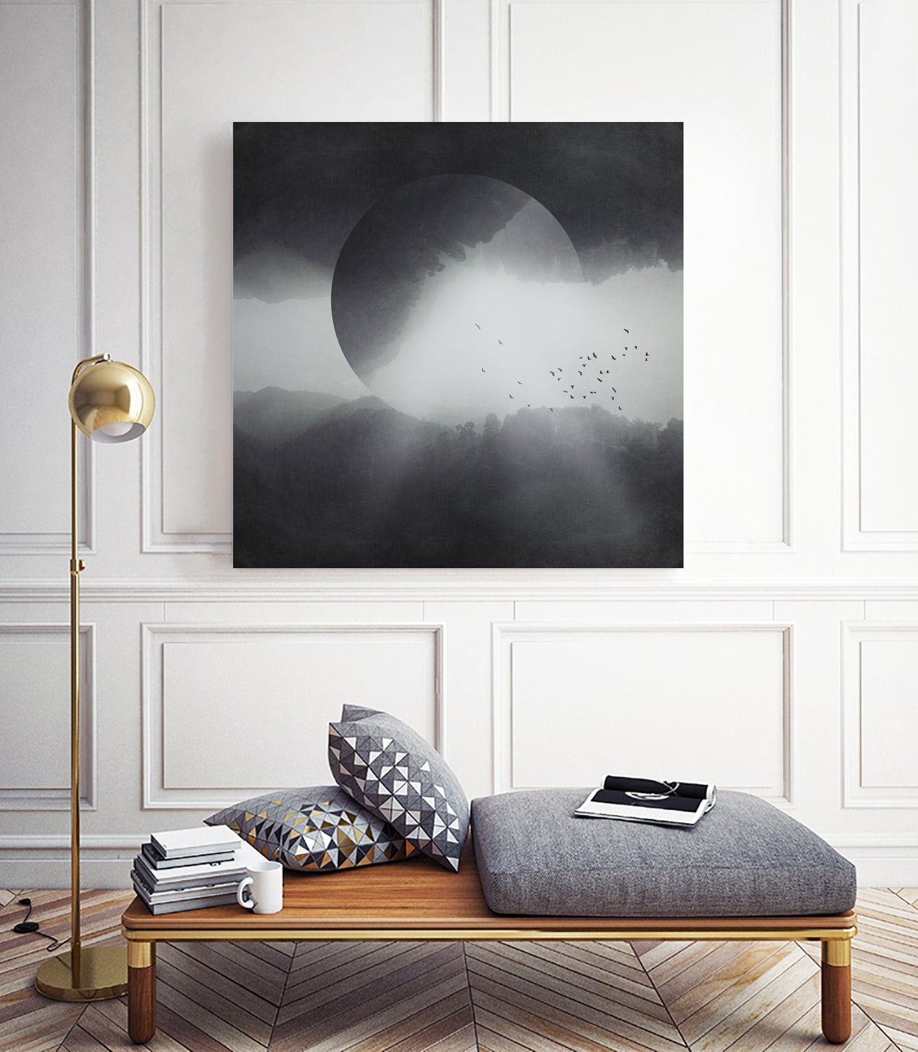 spaces VIII  -singularity by Dirk Wüstenhagen on GIANT ART - black photo manipulation