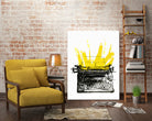 Typewriter by Christopher Paul on GIANT ART - black digital drawing