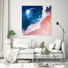 Rebel wave by Jorge Luis Miraldo on GIANT ART - blue digital painting