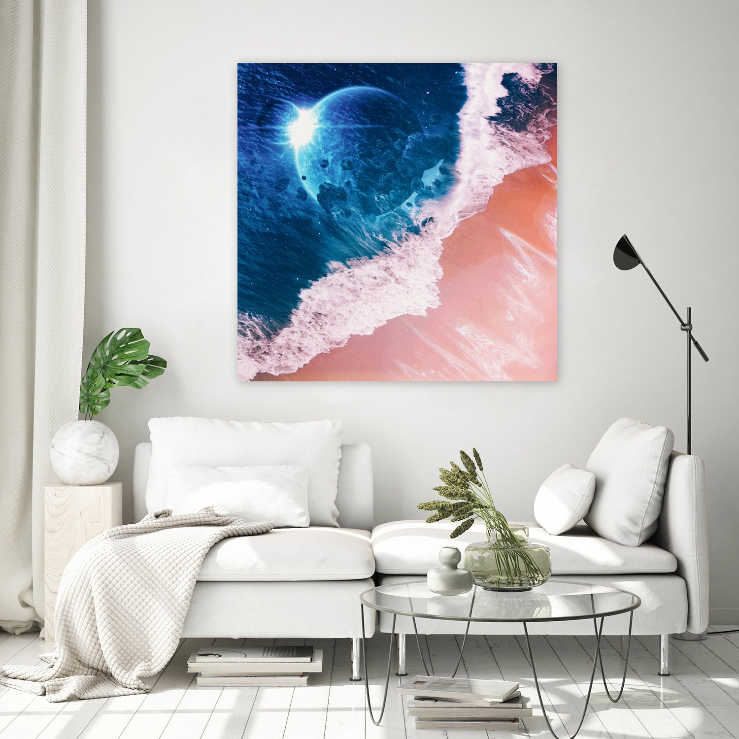 Rebel wave by Jorge Luis Miraldo on GIANT ART - blue digital painting