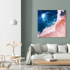Rebel wave by Jorge Luis Miraldo on GIANT ART - blue digital painting