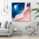 Rebel wave by Jorge Luis Miraldo on GIANT ART - blue digital painting
