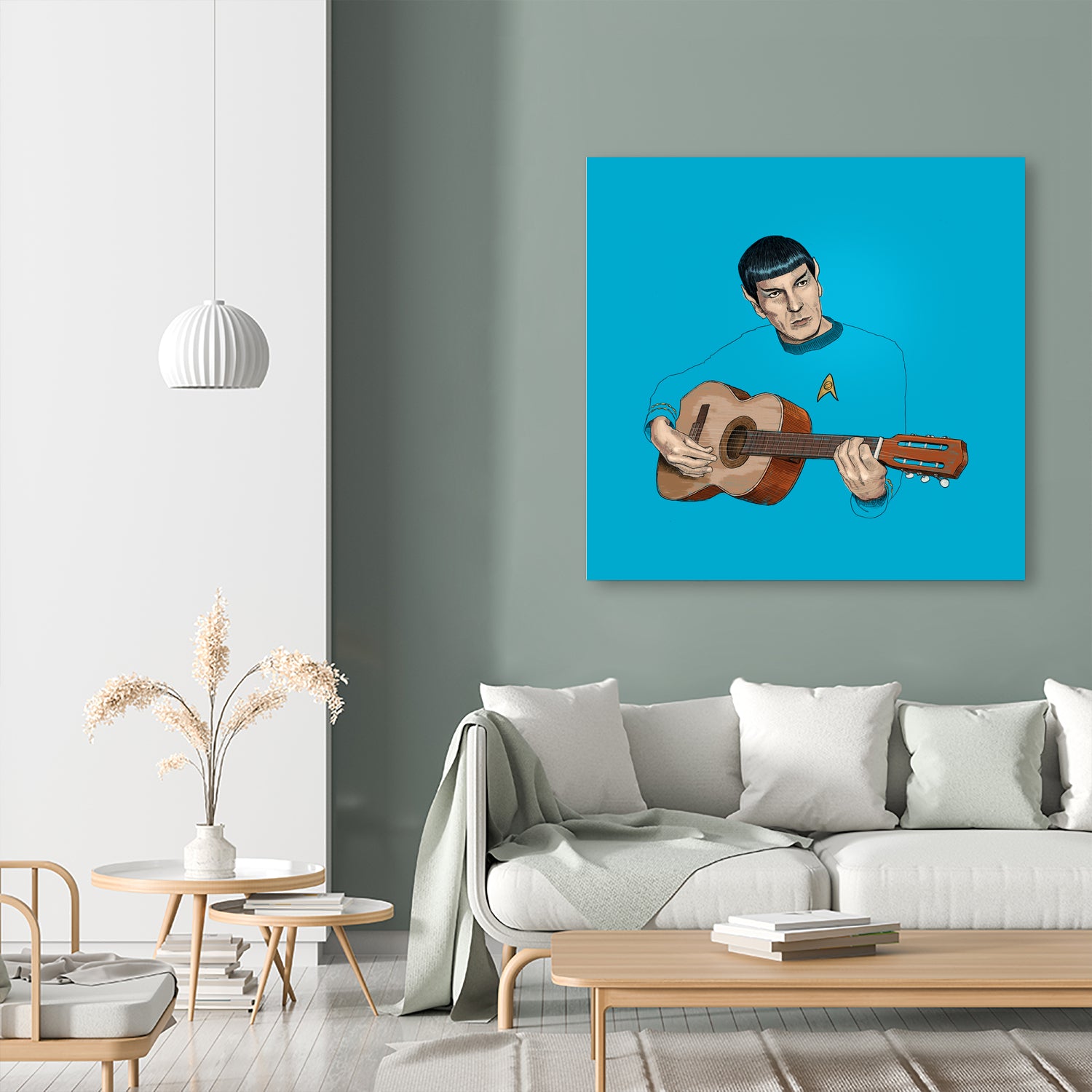 Music from Outer Space by Jason Ratliff on GIANT ART - blue digital painting