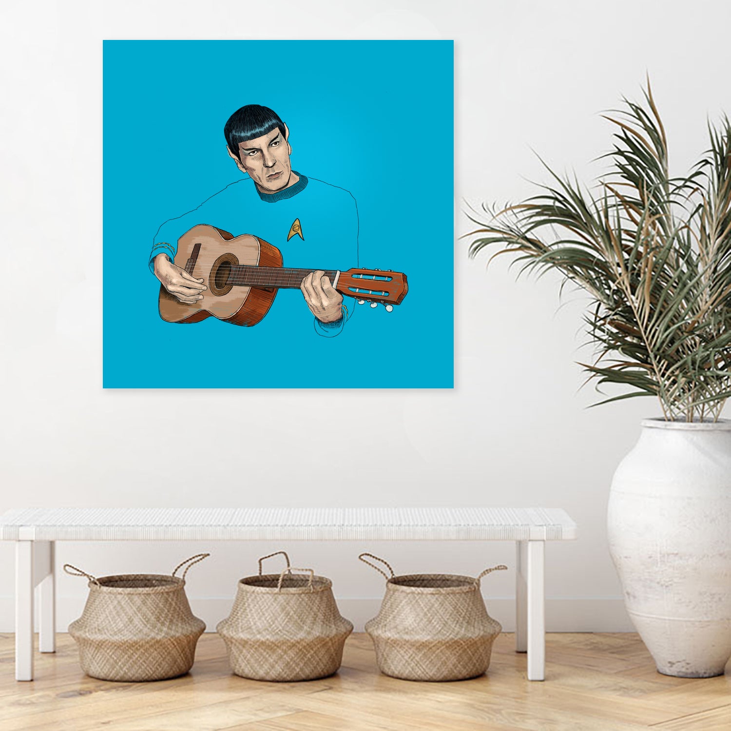 Music from Outer Space by Jason Ratliff on GIANT ART - blue digital painting