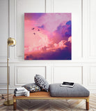Oil of angels by Jorge Luis Miraldo on GIANT ART - pink digital painting