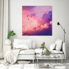 Oil of angels by Jorge Luis Miraldo on GIANT ART - pink digital painting