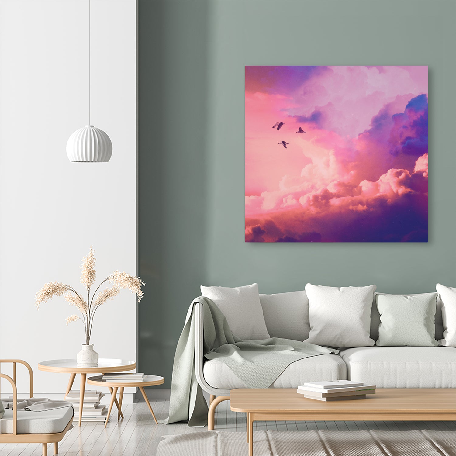 Oil of angels by Jorge Luis Miraldo on GIANT ART - pink digital painting