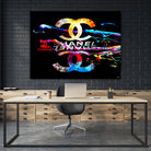 Chanel Mirroring by Daniel Janda on GIANT ART - black mixed media
