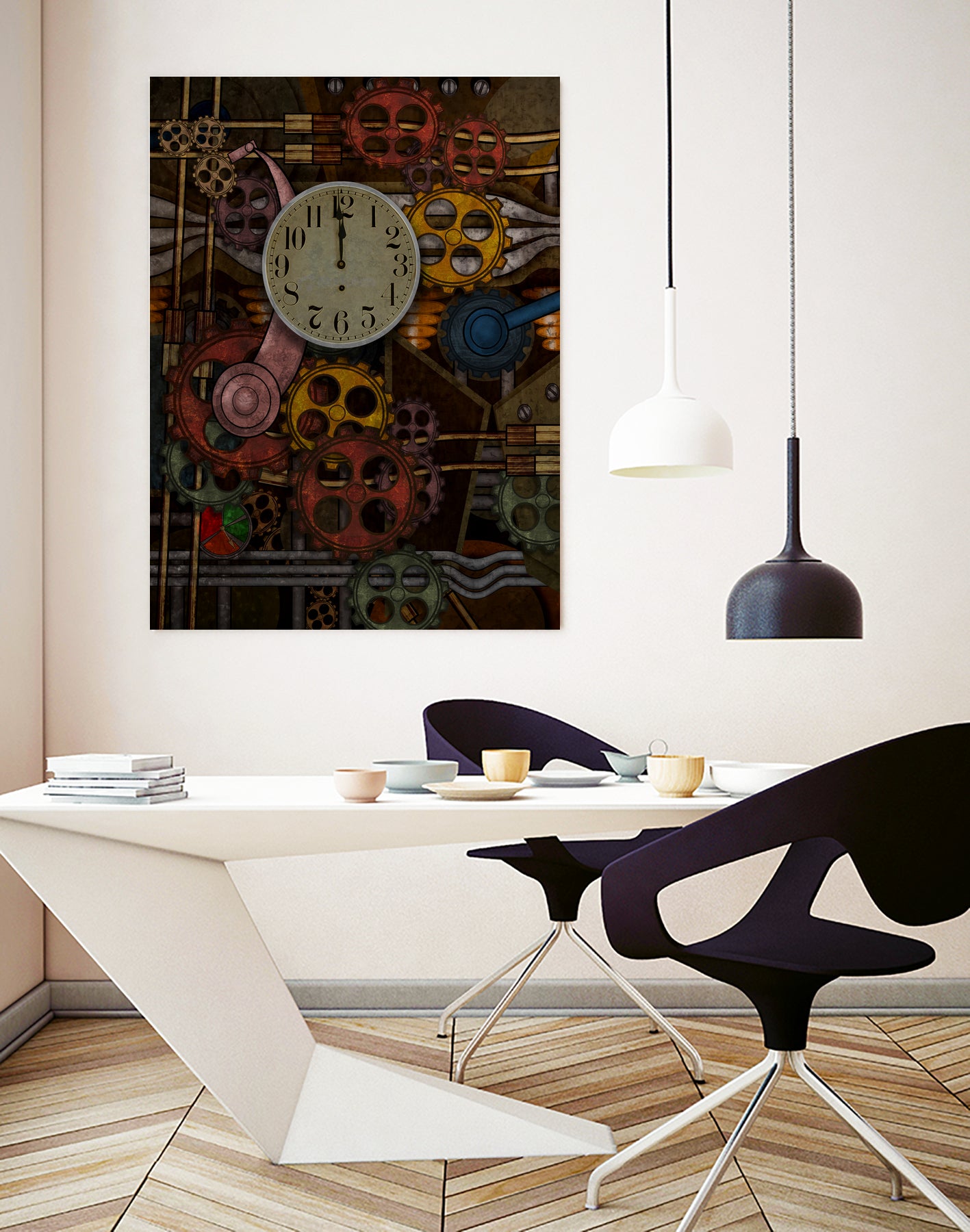 steampunk by james brickell on GIANT ART - red digital painting