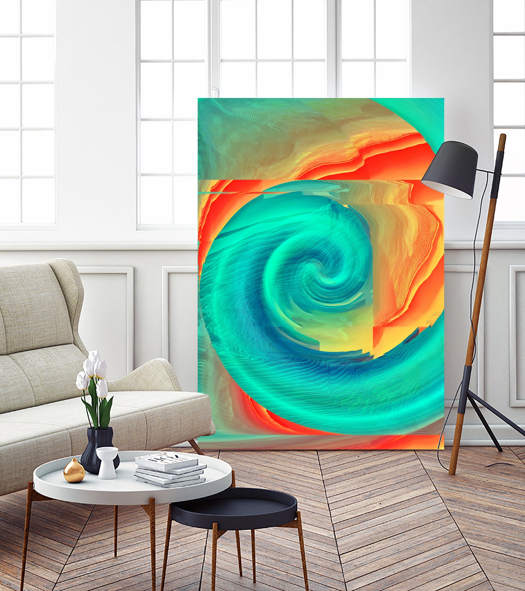 C0de Art II by Tenyo Marchev on GIANT ART - green 3d art