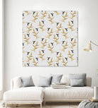 Hummingbird & Flower II by Dana Shek on GIANT ART - white digital painting