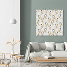 Hummingbird & Flower II by Dana Shek on GIANT ART - white digital painting