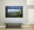 Autumn At Wave Hill by Chris Lord on GIANT ART - blue photo illustration