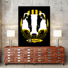 Hufflepuff by Samuel Rodrigues on GIANT ART - black digital painting