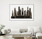NYC - Black by Elisabeth Fredriksson on GIANT ART - black digital painting