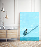 The Exit by Jason Ratliff on GIANT ART - blue digital painting
