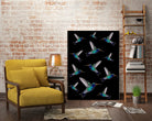 hummingbird pattern by Kiki Castel on GIANT ART - green vector illustration