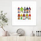 Super Hero Butts by Winston Chiu on GIANT ART - white digital drawing