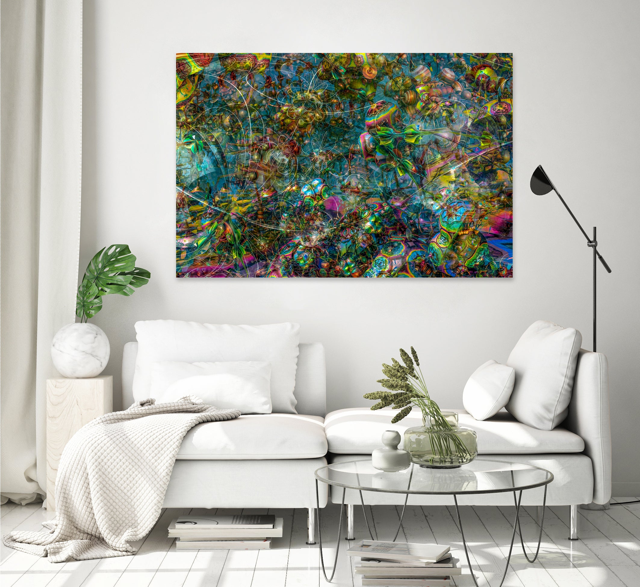 I Saw The Music Dance by Eric Ton on GIANT ART - white digital painting