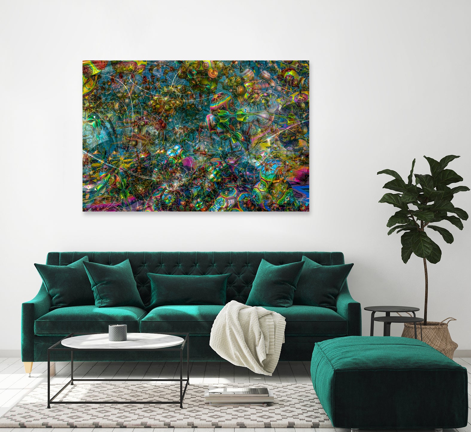 I Saw The Music Dance by Eric Ton on GIANT ART - white digital painting