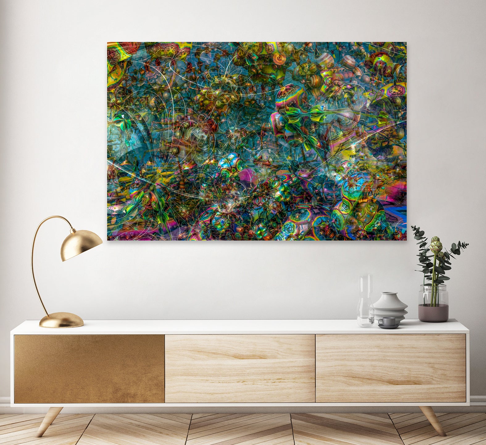 I Saw The Music Dance by Eric Ton on GIANT ART - white digital painting
