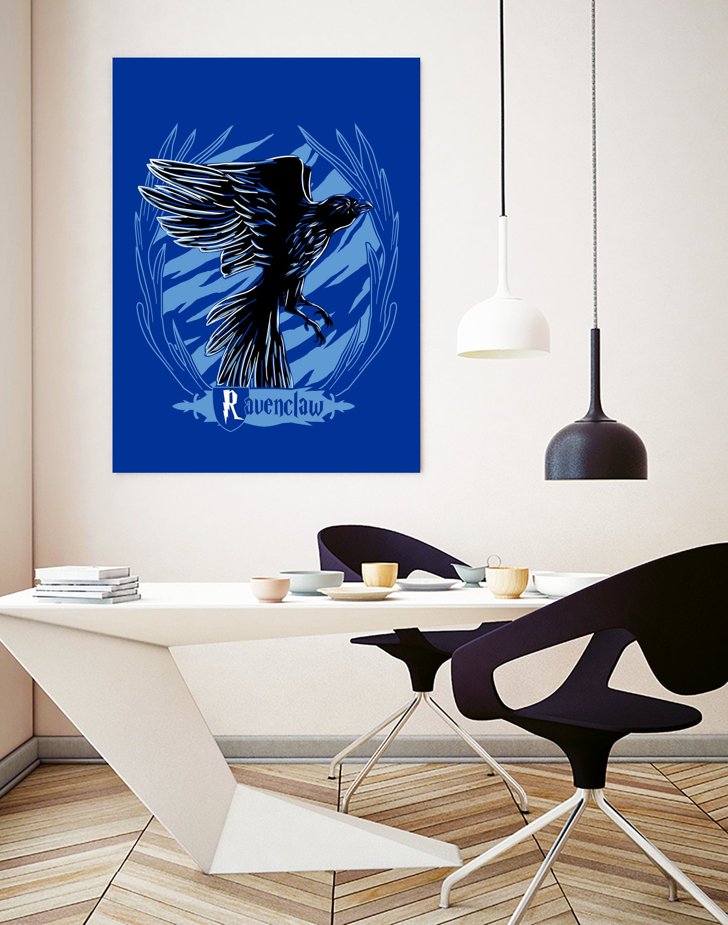 Ravenclaw by Samuel Rodrigues on GIANT ART - blue vector illustration