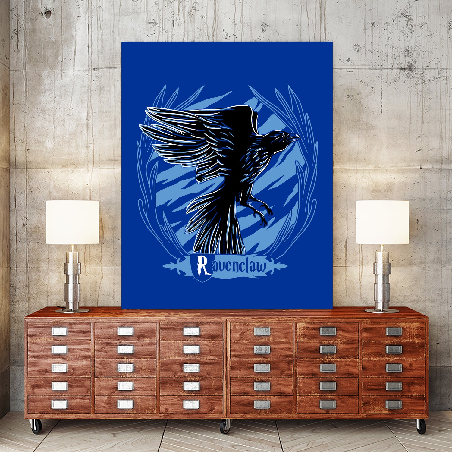 Ravenclaw by Samuel Rodrigues on GIANT ART - blue vector illustration