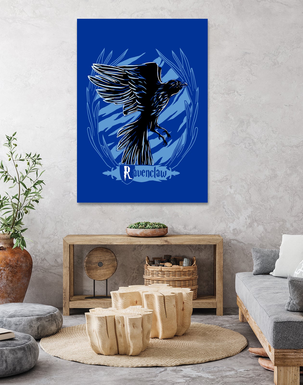 Ravenclaw by Samuel Rodrigues on GIANT ART - blue vector illustration