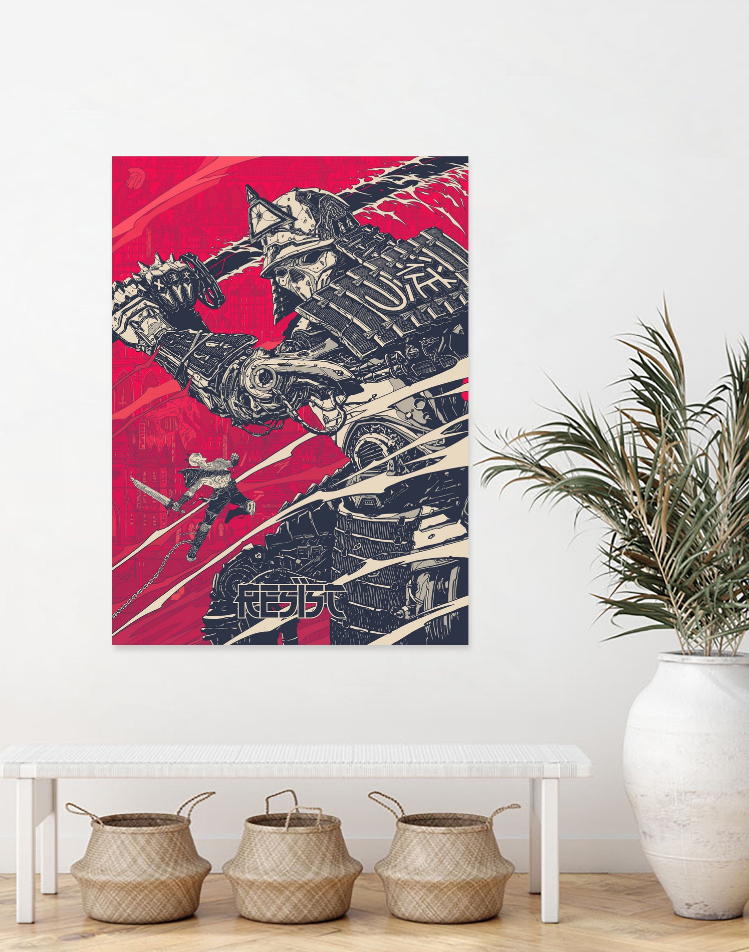 Resistor by Dean Falsify Cook on GIANT ART - red digital painting