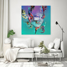 Deep Reality Of Here by Archan Nair on GIANT ART - green digital painting
