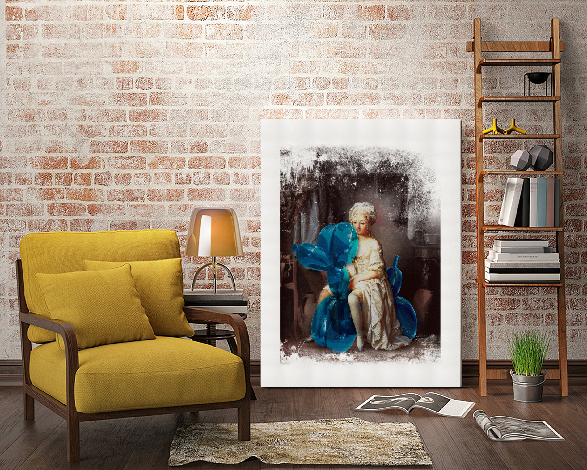 Pet by José Luis Guerrero on GIANT ART - blue digital painting