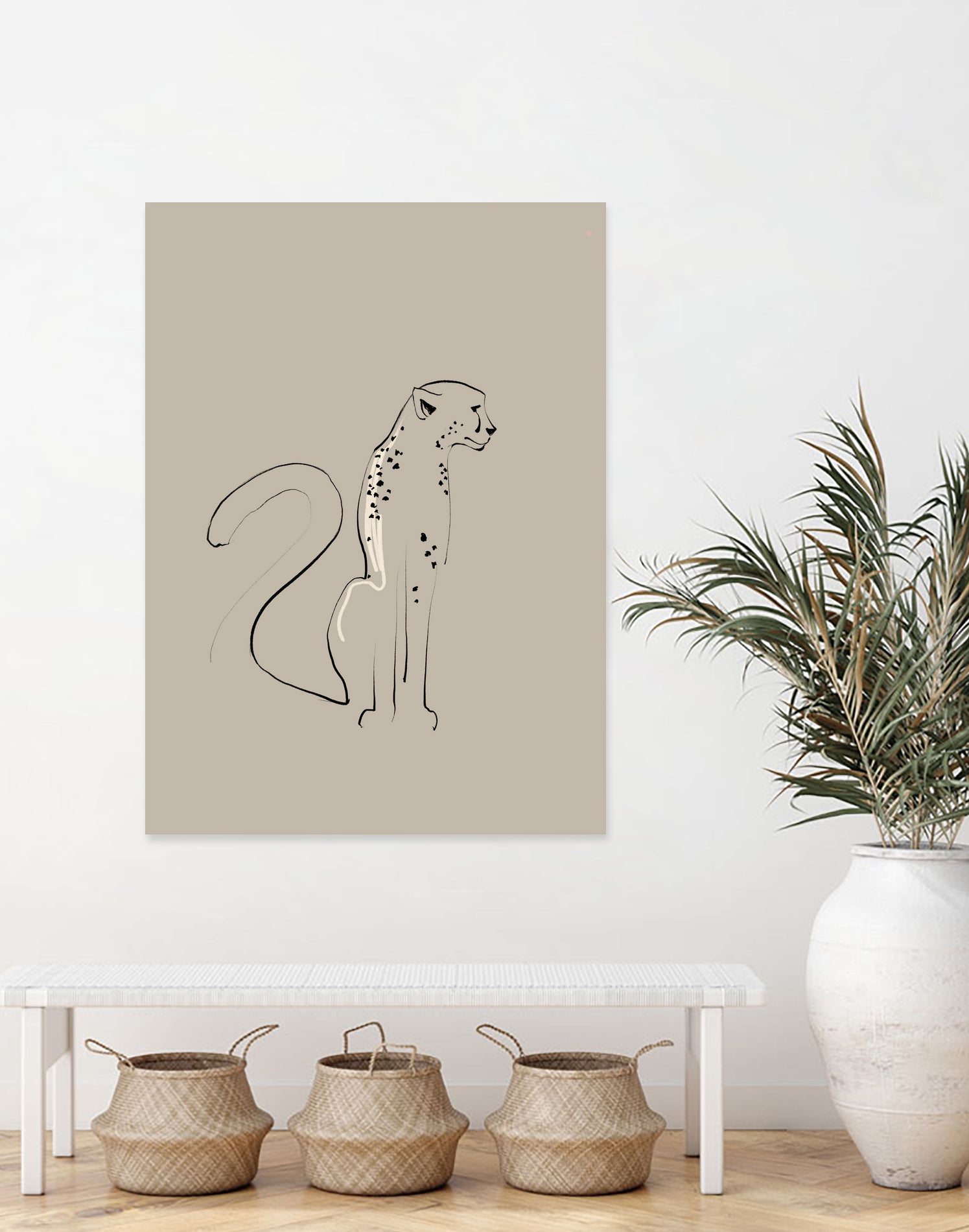CHEETAH by Nadine Batista Santos on GIANT ART - brown digital drawing